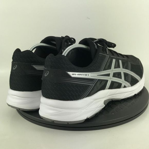 Asics Gel-Contend 4 Black/White Athletic Running Shoes T716N Men's Size 11.5 4E - Picture 5 of 12